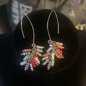 Elegant Beaded Dangle Earrings
